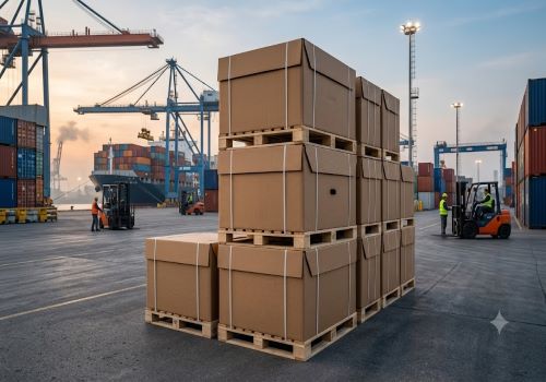7-ply corrugated export packaging box