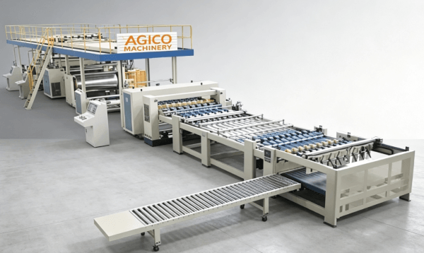 automatic single facer corrugated production line