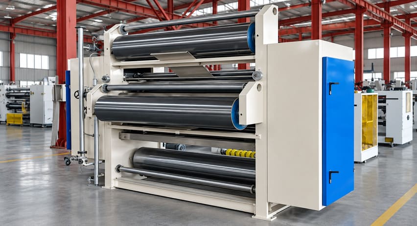 Corrugated glue machine