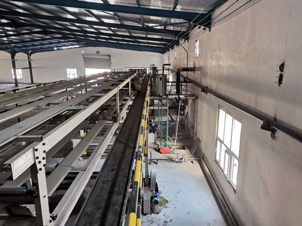 Corrugator bridge installation supplied to Uzbekistan.