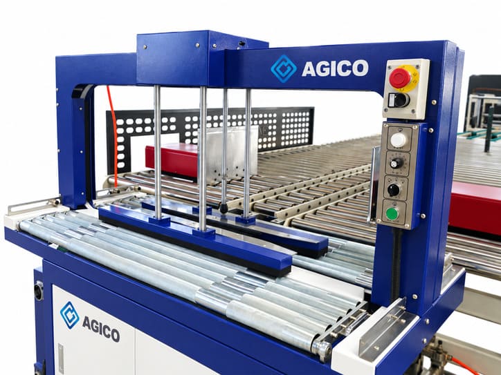 the automatic bundling unit of the fold glue machine