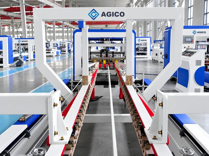 the counting and stacking unit of the carton gluing machine