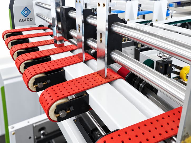the feeding unit of the carton gluing machine