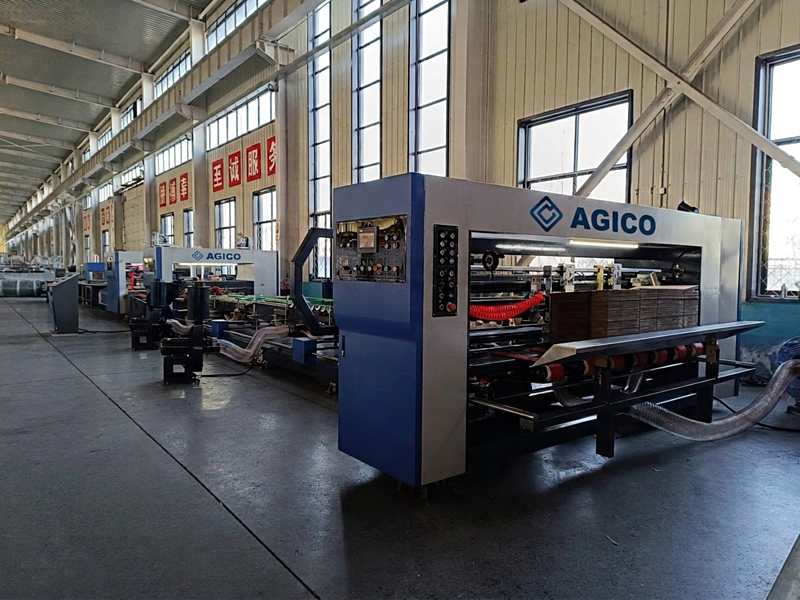 Corrugated folder gluer machine
