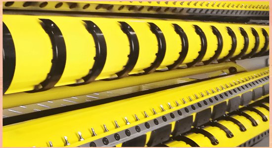 Helical knife shaft of AGICO NC cut-off machine