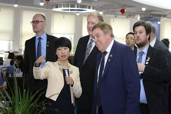 International customer visit