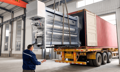 Machine loading for export