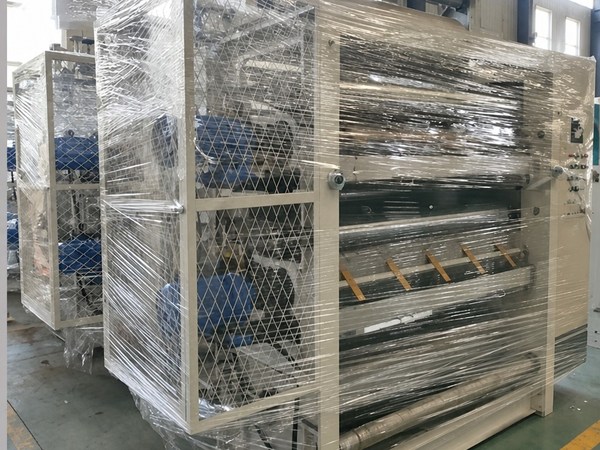 Packed cassette single facer ready for shipment
