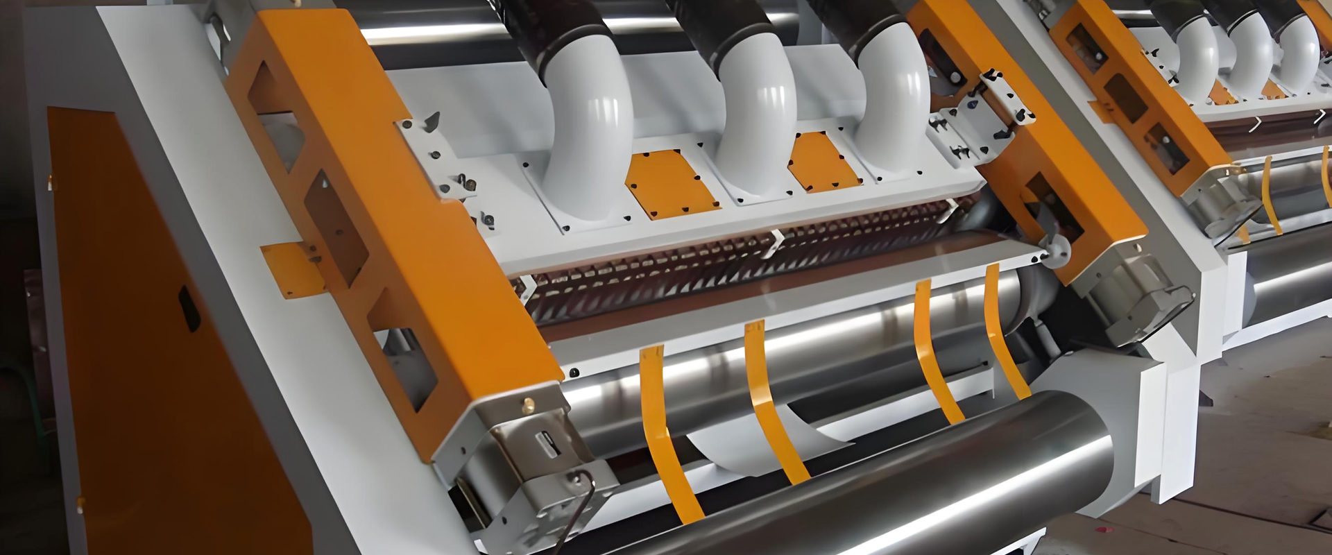 Single-facer corrugation machine
